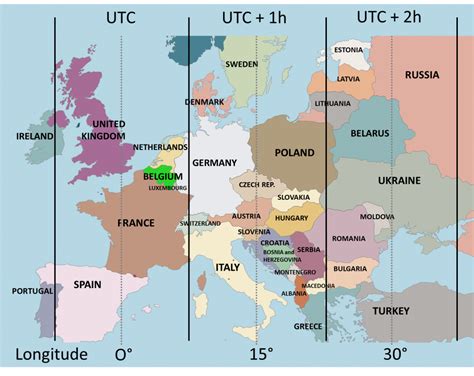  This time zone converter lets you visually and very quickly convert Brussels, Belgium time to UTC and vice-versa. Simply mouse over the colored hour-tiles and glance at the hours selected by the column... and done! UTC is known as Universal Time. UTC is 1 hours behind Brussels, Belgium time. So, when it is it will be. 